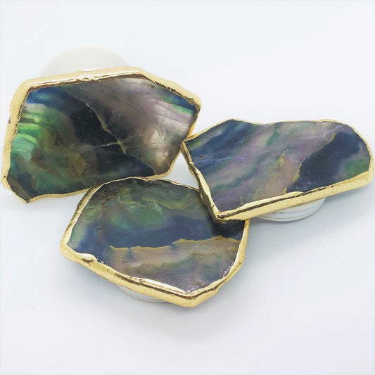 Fluorite Crystal Phone Holder