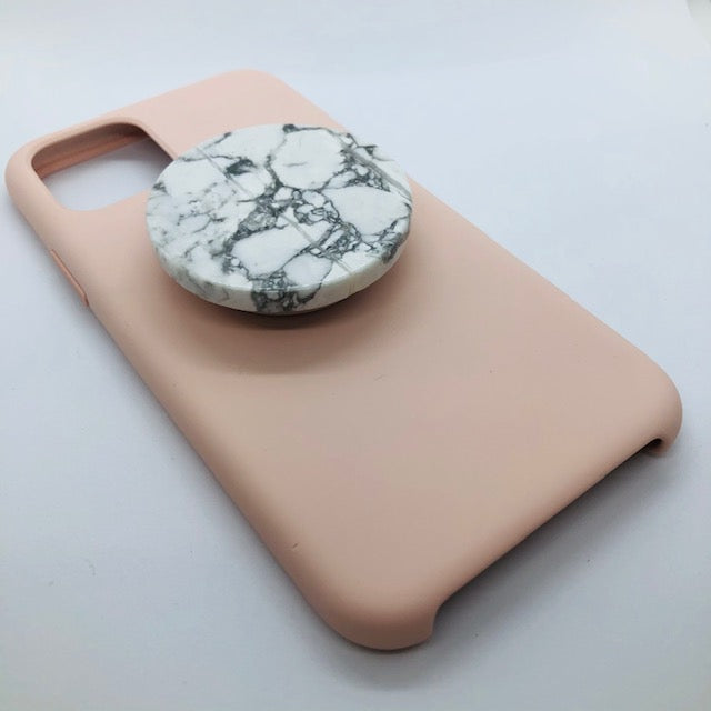 Howlite Crystal Collection Phone Grip