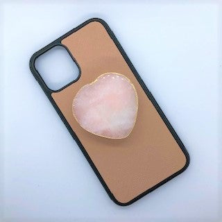 Rose Quartz Crystal Collection Phone Grips