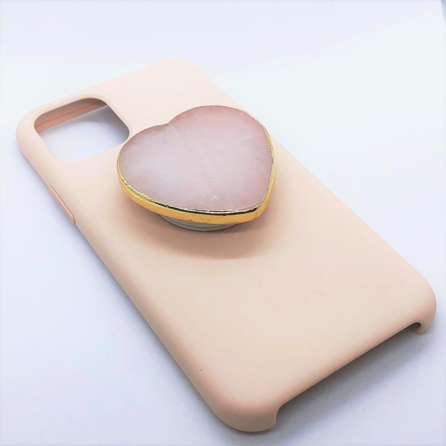 Rose Quartz Crystal Collection Phone Grips